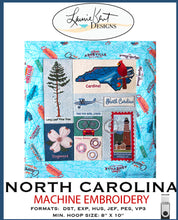 Load image into Gallery viewer, North Carolina '23 - 20" X 20" Pillow or Wall Hanging - USB