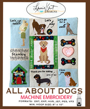 Load image into Gallery viewer, All About Dogs Machine Embroidery USB