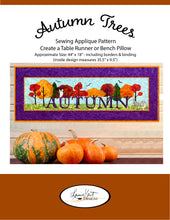 Load image into Gallery viewer, Autumn Trees - Sewing Applique Pattern