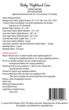 Load image into Gallery viewer, Baby Highland Cow Quilt Pattern