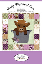 Load image into Gallery viewer, Baby Highland Cow Quilt Pattern