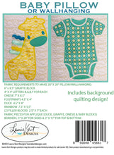 Load image into Gallery viewer, Baby Pillow Machine Embroidery CD