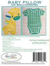 Load image into Gallery viewer, Baby Pillow Machine Embroidery USB