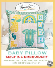 Load image into Gallery viewer, Baby Pillow Machine Embroidery CD