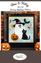 Load image into Gallery viewer, Boo & Kitty - Sewing Applique Pattern