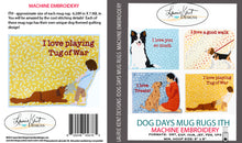 Load image into Gallery viewer, Dog Days Mug Rugs ITH - Embroidery USB