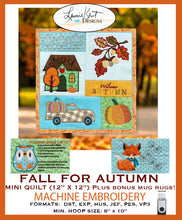 Load image into Gallery viewer, "Fall For Autumn " - Embroidery Designs