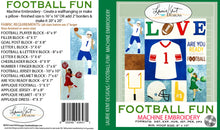 Load image into Gallery viewer, Football Fun - Machine Embroidery -  CD