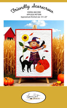 Load image into Gallery viewer, Friendly Scarecrow - Sewing Applique Pattern