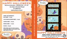 Load image into Gallery viewer, Happy Halloween Embroidery Design CD File