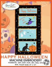 Load image into Gallery viewer, Happy Halloween Embroidery Design CD File