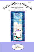 Load image into Gallery viewer, ❄️ Hello Winter Penguin 🐧 Sewing Applique Pattern