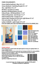 Load image into Gallery viewer, 🌊 Hungry Pelican - Sewing Applique Pattern