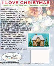 Load image into Gallery viewer, I Love Christmas Thread Kit = $10.00 OFF!