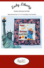 Load image into Gallery viewer, 🎆 Lady Liberty Sewing Appliqué Pattern – Celebrate America’s 250th Birthday!