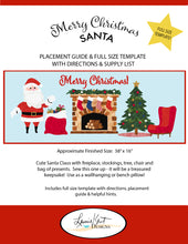 Load image into Gallery viewer, Merry Christmas Santa - Applique Pattern