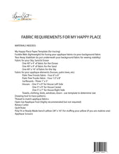 Load image into Gallery viewer, My Happy Place Applique  Sewing Pattern