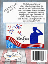 Load image into Gallery viewer, Patriotic Mug Rugs - ITH - USB Version
