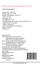 Load image into Gallery viewer, Rainy Day Duckie - Sewing Applique Pattern