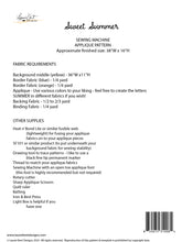 Load image into Gallery viewer, Sweet Summer - Sewing Applique Pattern