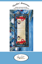 Load image into Gallery viewer, ☃️Truckin’ Snowman – Sewing Appliqué Pattern