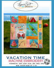 Load image into Gallery viewer, Vacation Time Pillow Machine Embroidery CD