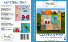 Load image into Gallery viewer, Vacation Time Pillow Machine Embroidery USB