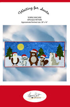 Load image into Gallery viewer, Waiting for Santa Sewing Applique Quilt Patttern