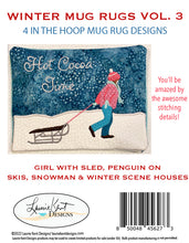 Load image into Gallery viewer, Winter Mug Rugs -  Vol III Embroidery CD