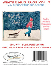 Load image into Gallery viewer, Winter Mug Rug - Vol III Embroidery USB