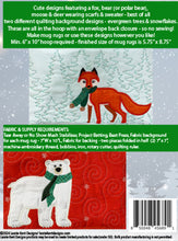 Load image into Gallery viewer, Woodland Christmas Mug Rugs ITH
