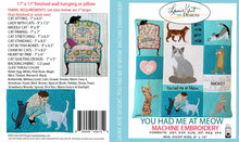 Load image into Gallery viewer, "You Had Me at Meow" Machine Embroidery USB