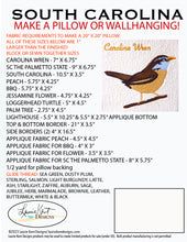 Load image into Gallery viewer, South Carolina '23 Thread Kit - Pillow = $20.00 OFF!