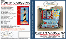 Load image into Gallery viewer, North Carolina Machine Embroidery - USB = 50% OFF