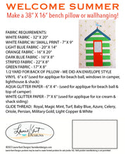 Load image into Gallery viewer, Welcome Summer Embroidery - USB = $10.00 OFF