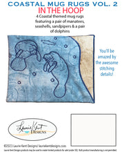 Load image into Gallery viewer, Coastal Mug Rugs Volume II Embroidery CD