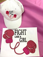 Load image into Gallery viewer, Fight Like a Girl Embroidery Instant DOWNLOAD File - FREE in October!
