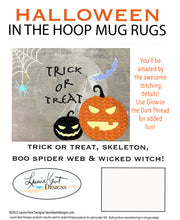Load image into Gallery viewer, Halloween Mug Rugs - Embroidery CD