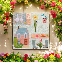 Load image into Gallery viewer, Spring Time Mini Quilt/Wall Hanging - PLUS 2 Bonus Mug Rug Designs