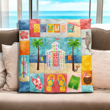Load image into Gallery viewer, Summer Pillow - Summer Time -  Embroidery CD Version