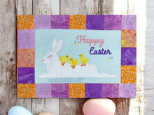 Load image into Gallery viewer, Easter Bunny & Chicks Embroidery Instant File