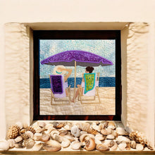 Load image into Gallery viewer, Ladies on the Beach - Instant Embroidery Download Design