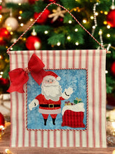 Load image into Gallery viewer, Santa Claus & His Sack of Toys Machine Embroidery Download TWO files 8 x 8 & 9.5 x 9.5 sizes