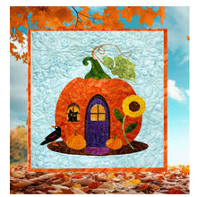 Load image into Gallery viewer, Pumpkin House - Sewing Applique Pattern