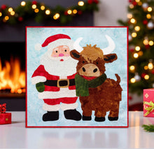 Load image into Gallery viewer, Santa & Highland Cow - Sewing Design