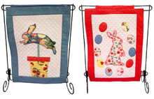 Load image into Gallery viewer, Easter Bunny Machine Embroidery Pattern – Instant Download - TWO Designs