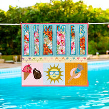 Load image into Gallery viewer, Summer Vibes Mini Quilt - USB