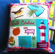 Load image into Gallery viewer, South Carolina '23 - 20" X 20" Pillow or Wall Hanging - CD