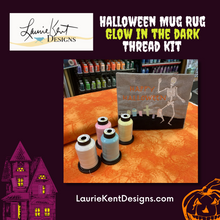 Load image into Gallery viewer, Halloween Mug Rug Embroidery - USB