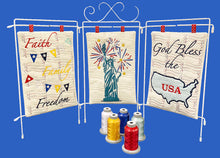 Load image into Gallery viewer, Patriotic Trio Thread Kit